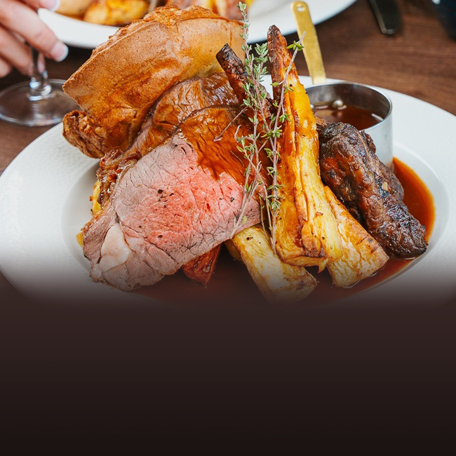 Sunday menu at The Salisbury Arms