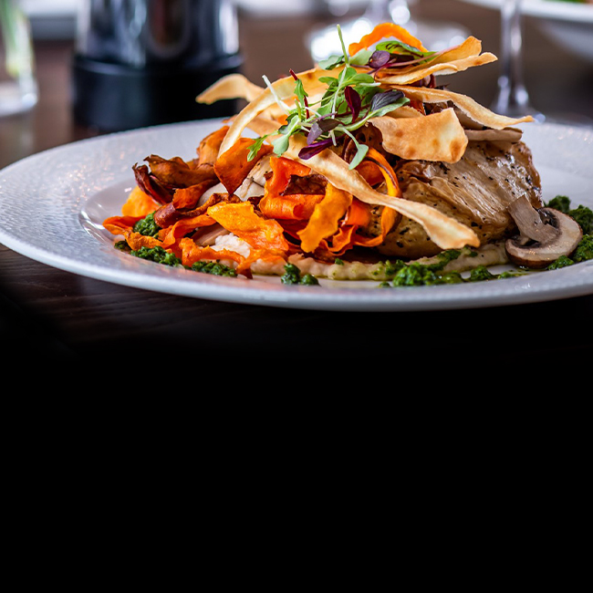 Vegan menu at The Salisbury Arms