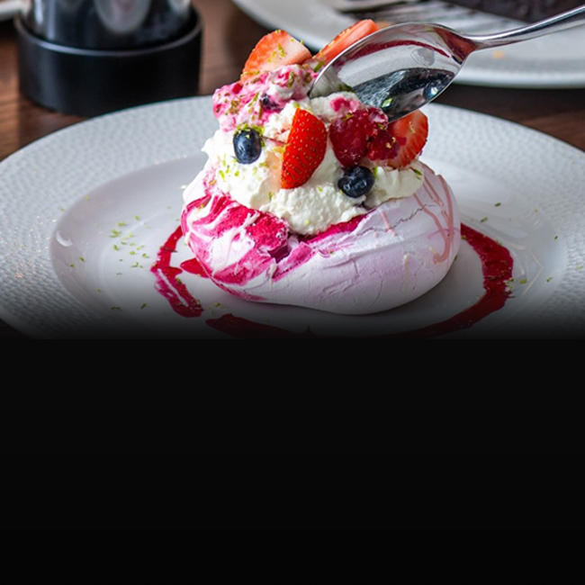 Dessert menu at The Salisbury Arms