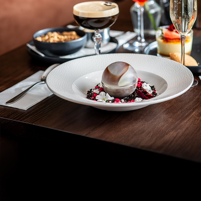 Dessert menu at The Salisbury Arms